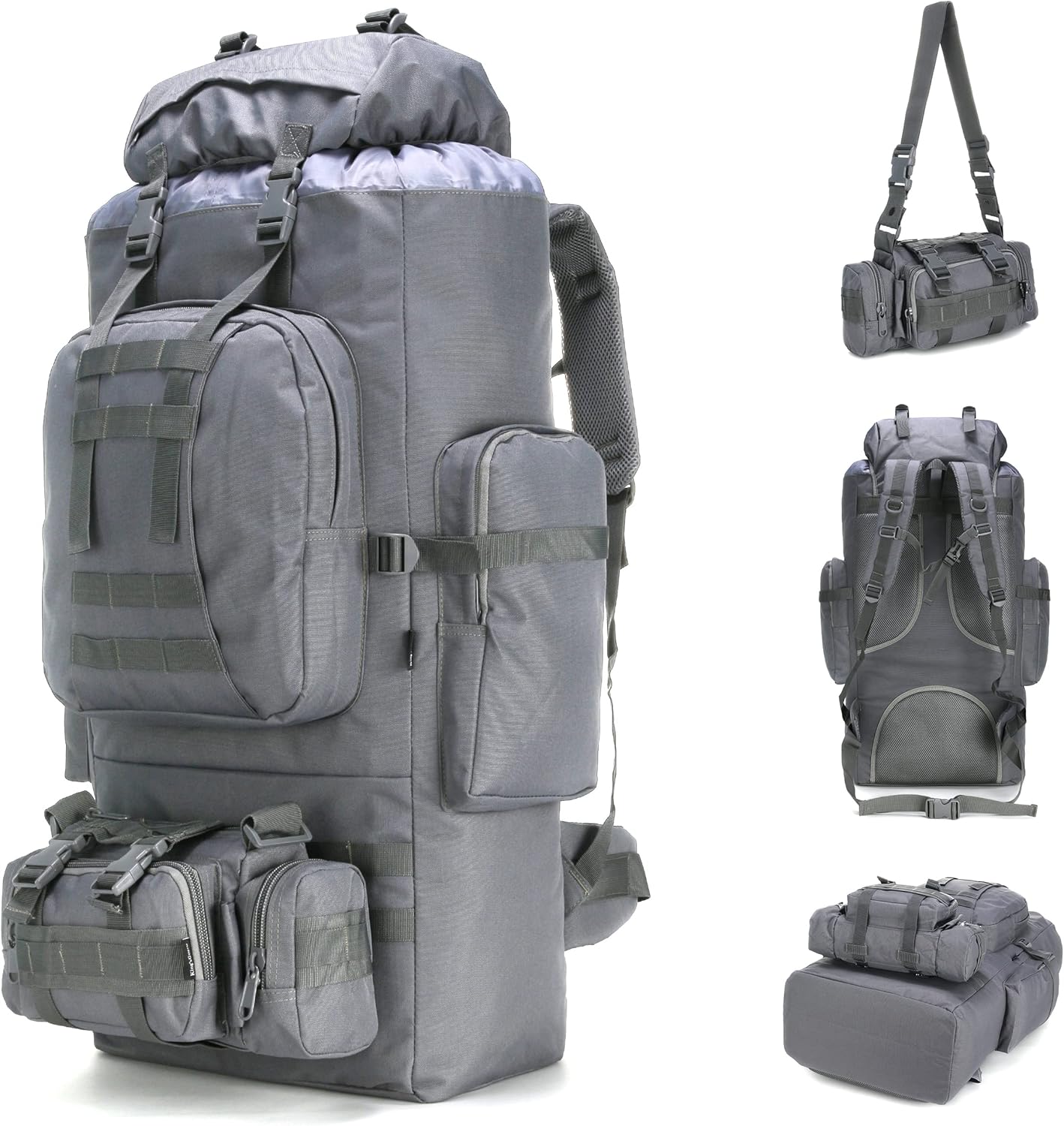 100L Camping Hiking Backpack Rucksack Military Camping Backpacking Daypack